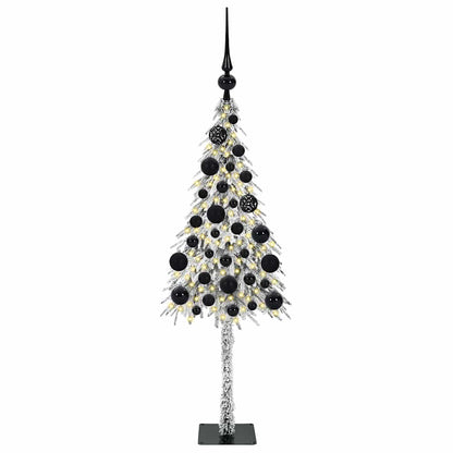 Kerstboom met 150 LED met standaard Wit 120 cm PE en staal