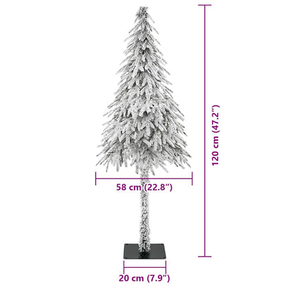 Kerstboom met 150 LED met standaard Wit 120 cm PE en staal