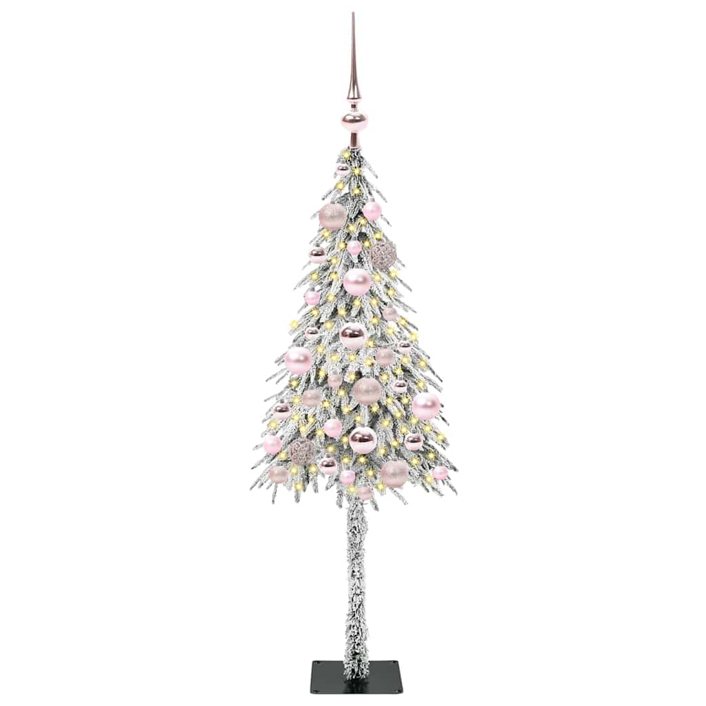 Kerstboom met 150 LED met standaard Wit 120 cm PE en staal