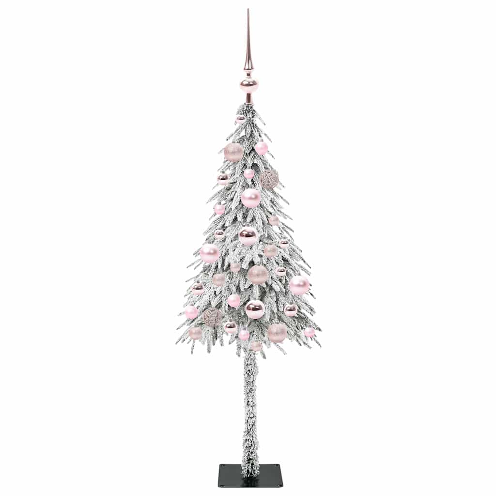 Kerstboom met 150 LED met standaard Wit 120 cm PE en staal