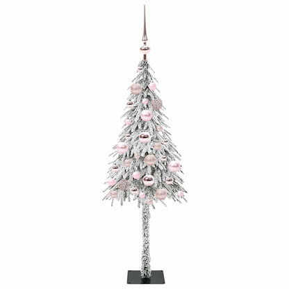 Kerstboom met 150 LED met standaard Wit 120 cm PE en staal