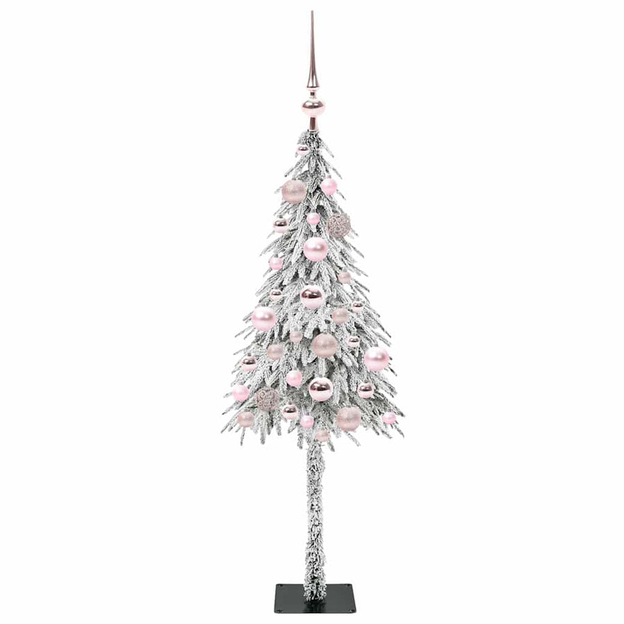 Kerstboom met 150 LED met standaard Wit 120 cm PE en staal
