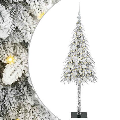 Kerstboom met 150 LED met standaard Wit 120 cm PE en staal