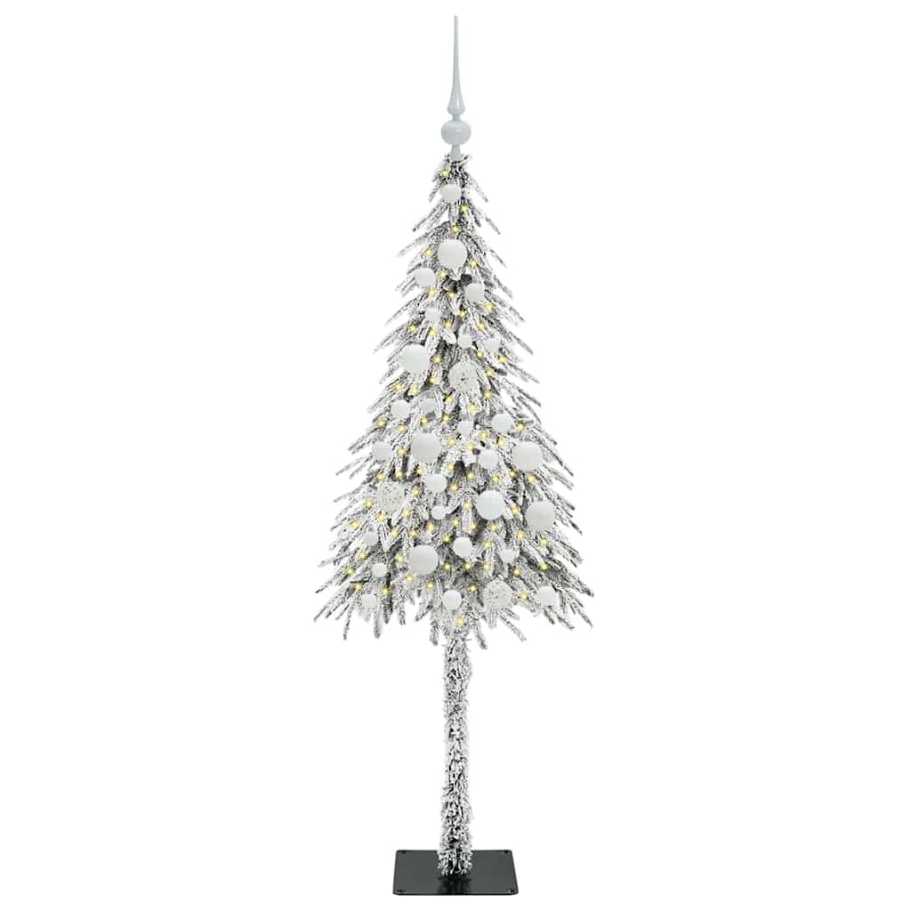 Kerstboom met 150 LED met standaard Wit 120 cm PE en staal