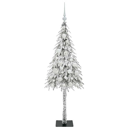 Kerstboom met 150 LED met standaard Wit 120 cm PE en staal