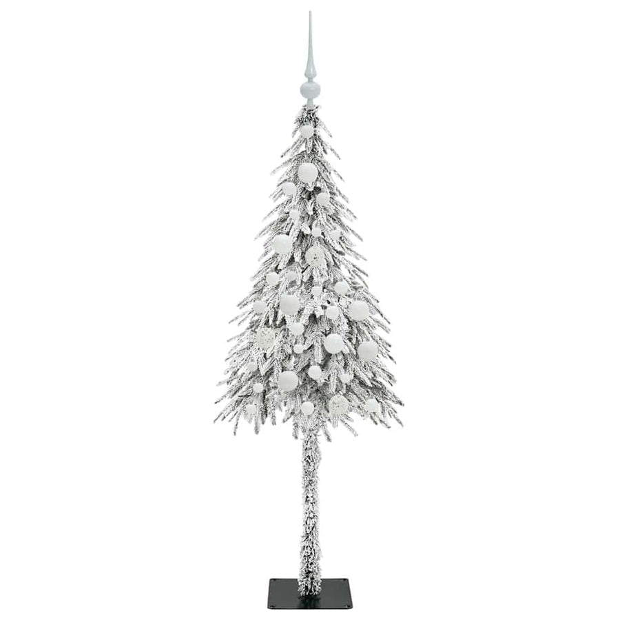 Kerstboom met 150 LED met standaard Wit 120 cm PE en staal