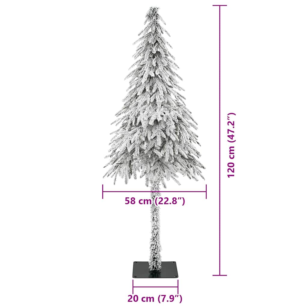 Kerstboom met 150 LED met standaard Wit 120 cm PE en staal