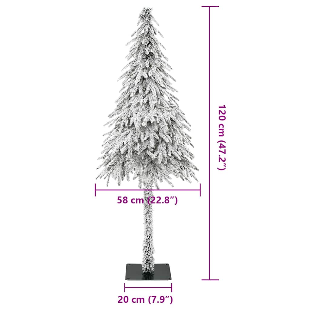 Kerstboom met 150 LED met standaard Wit 120 cm PE en staal