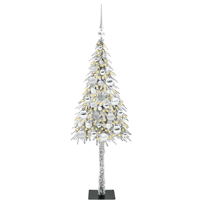 Kerstboom met 150 LED met standaard Wit 120 cm PE en staal
