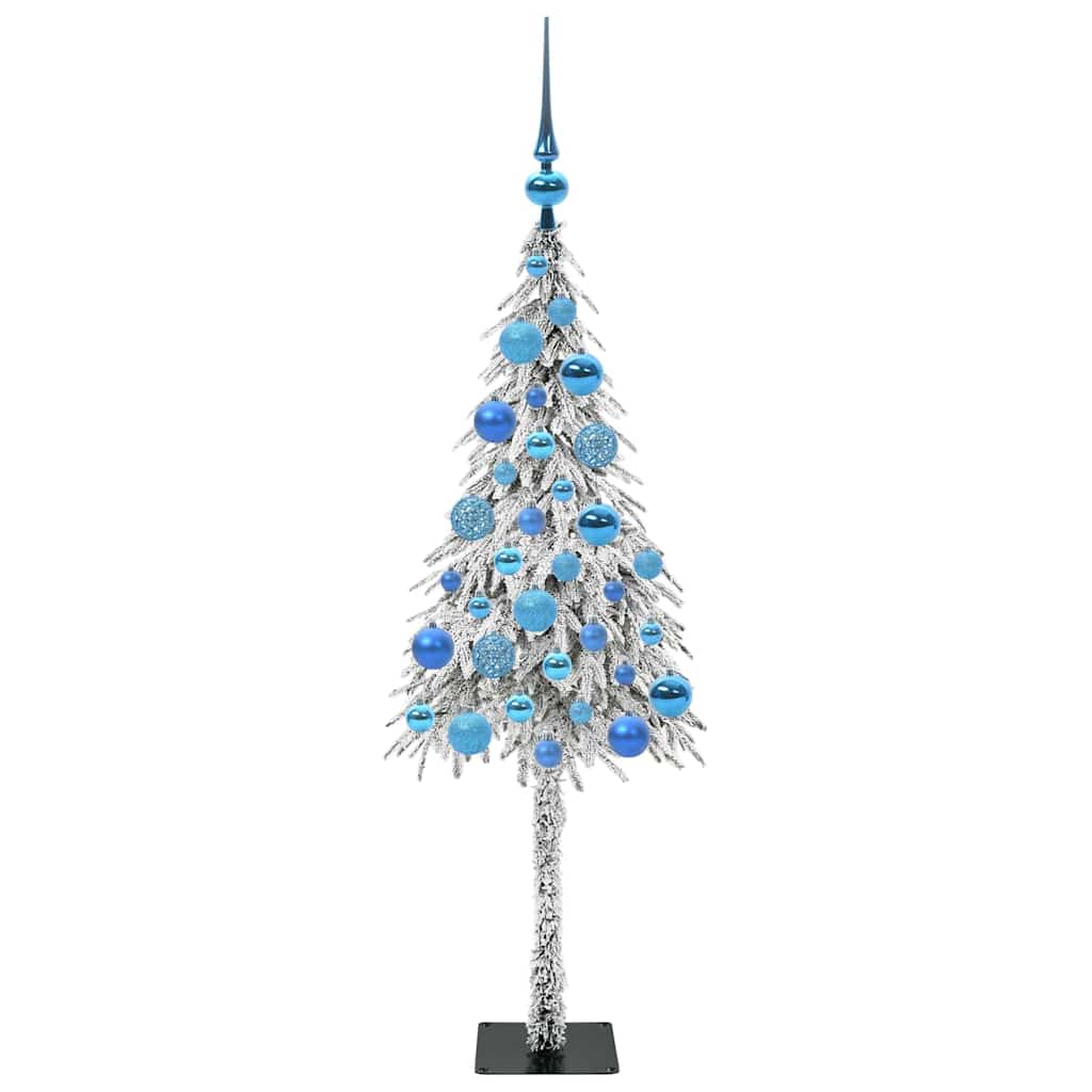 Kerstboom met 150 LED met standaard Wit 120 cm PE en staal