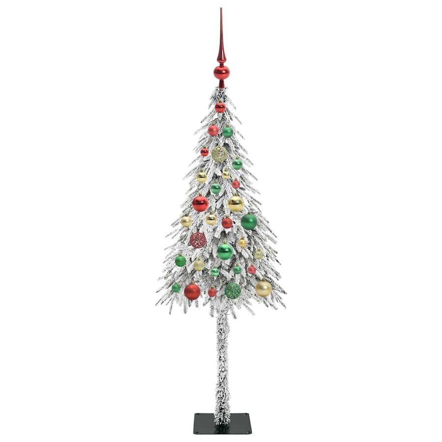 Kerstboom met 150 LED met standaard Wit 120 cm PE en staal