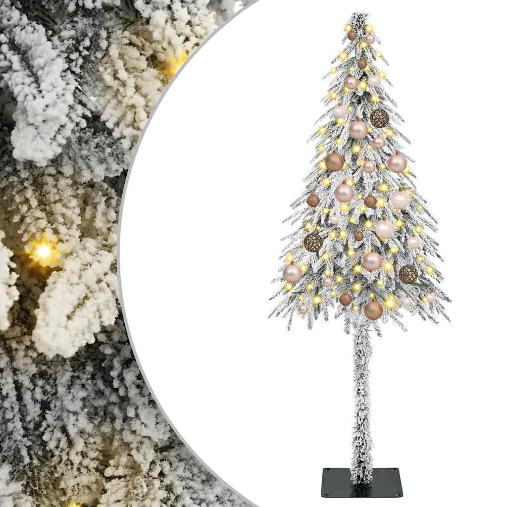 Kerstboom met 150 LED met standaard Wit 150 cm PE en staal