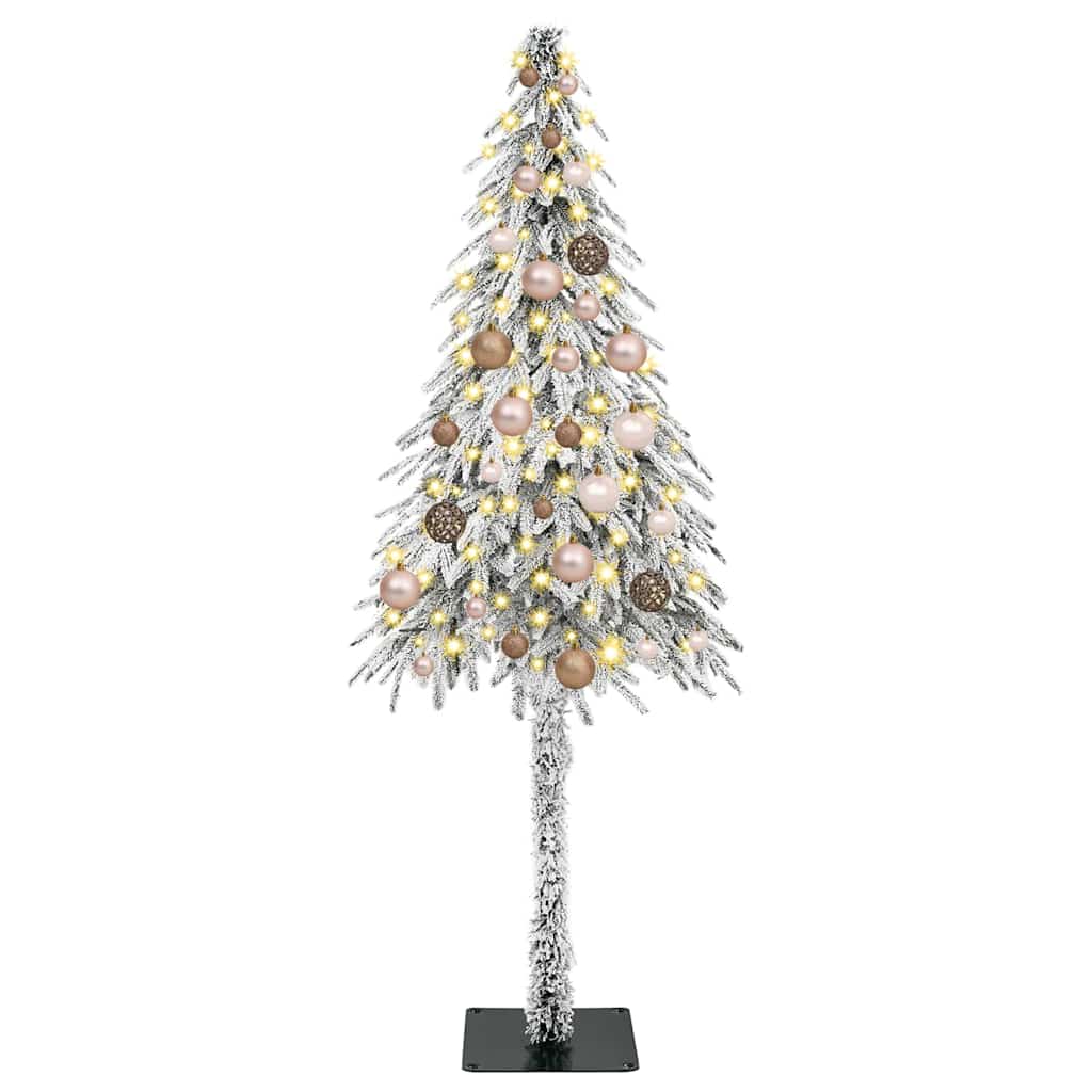 Kerstboom met 150 LED met standaard Wit 150 cm PE en staal