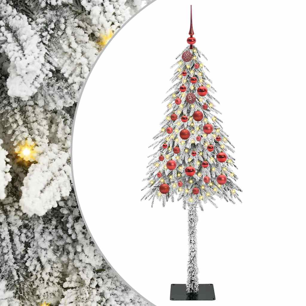 Kerstboom met 150 LED met standaard Wit 150 cm PE en staal