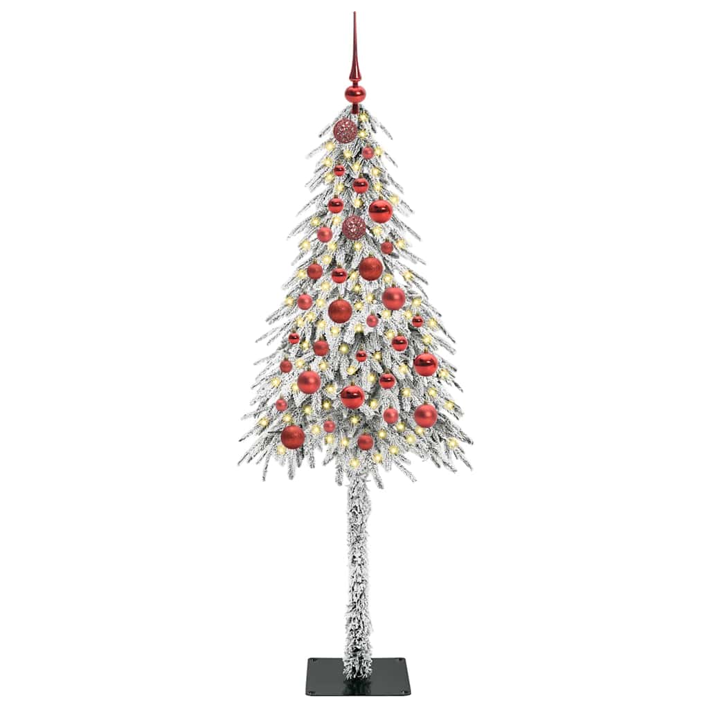 Kerstboom met 150 LED met standaard Wit 150 cm PE en staal