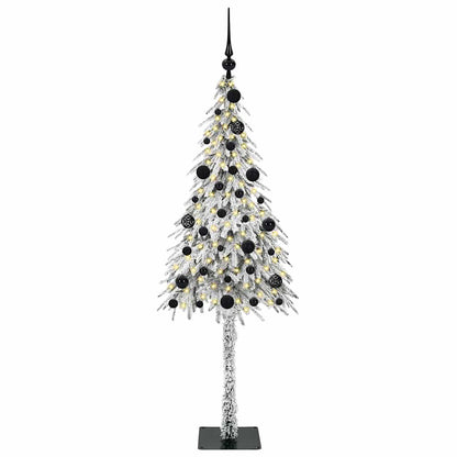 Kerstboom met 150 LED met standaard Wit 150 cm PE en staal