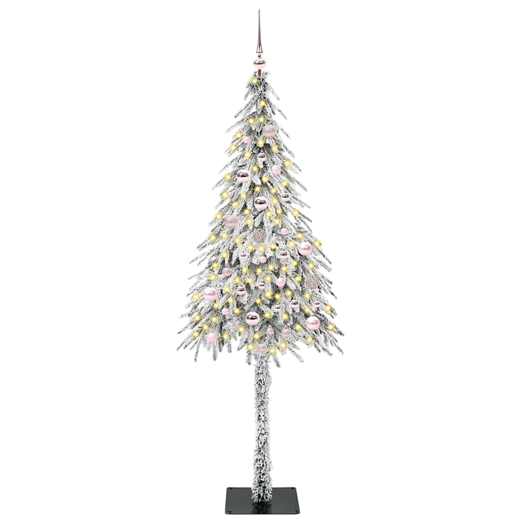 Kerstboom met 150 LED met standaard Wit 150 cm PE en staal