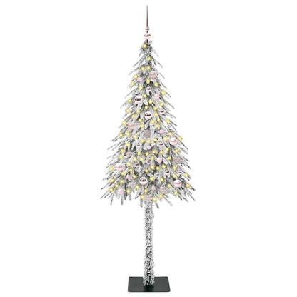 Kerstboom met 150 LED met standaard Wit 150 cm PE en staal