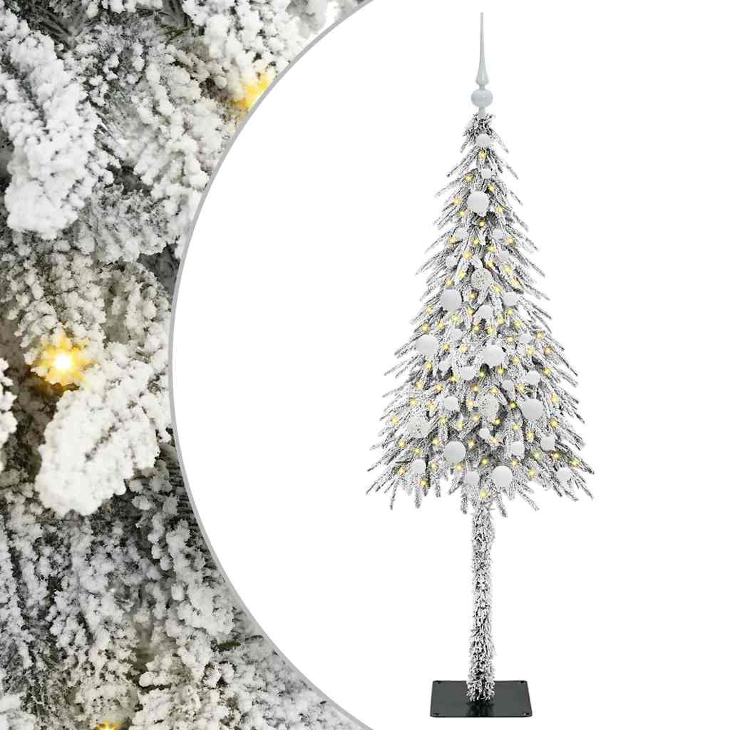 Kerstboom met 150 LED met standaard Wit 150 cm PE en staal