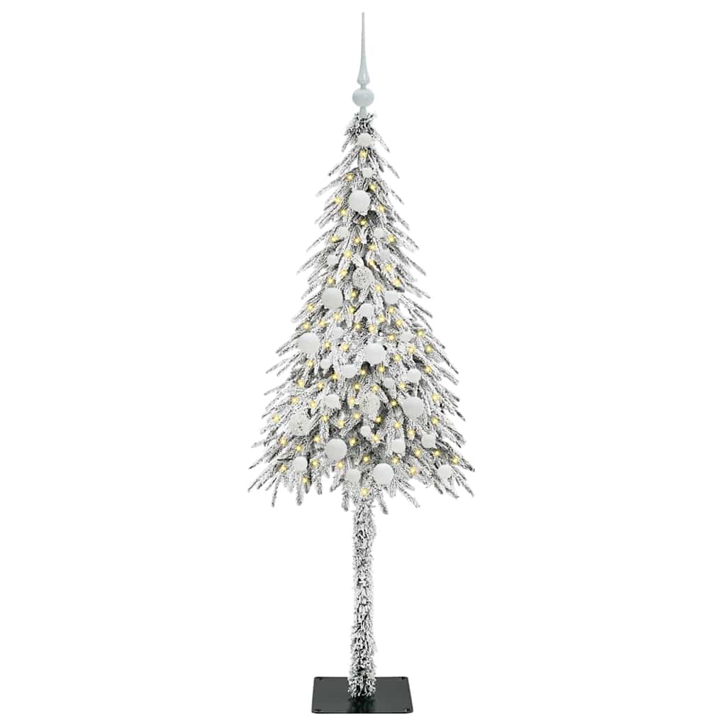 Kerstboom met 150 LED met standaard Wit 150 cm PE en staal