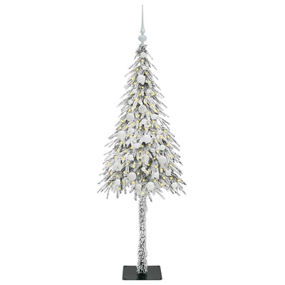 Kerstboom met 150 LED met standaard Wit 150 cm PE en staal