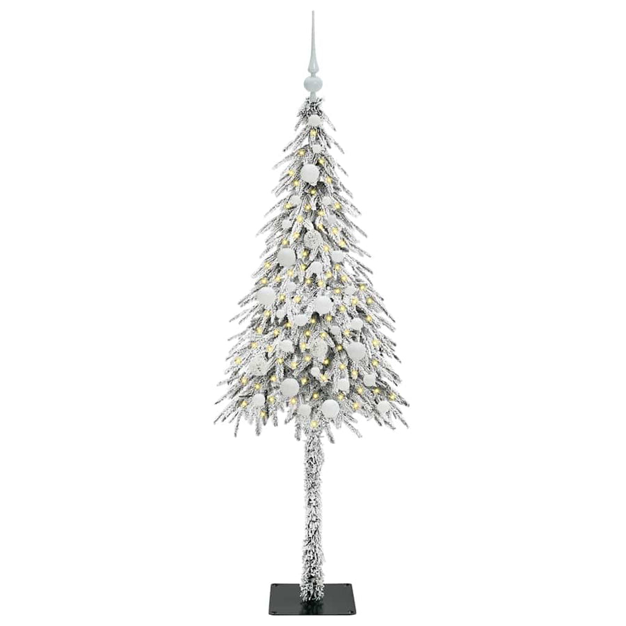 Kerstboom met 150 LED met standaard Wit 150 cm PE en staal