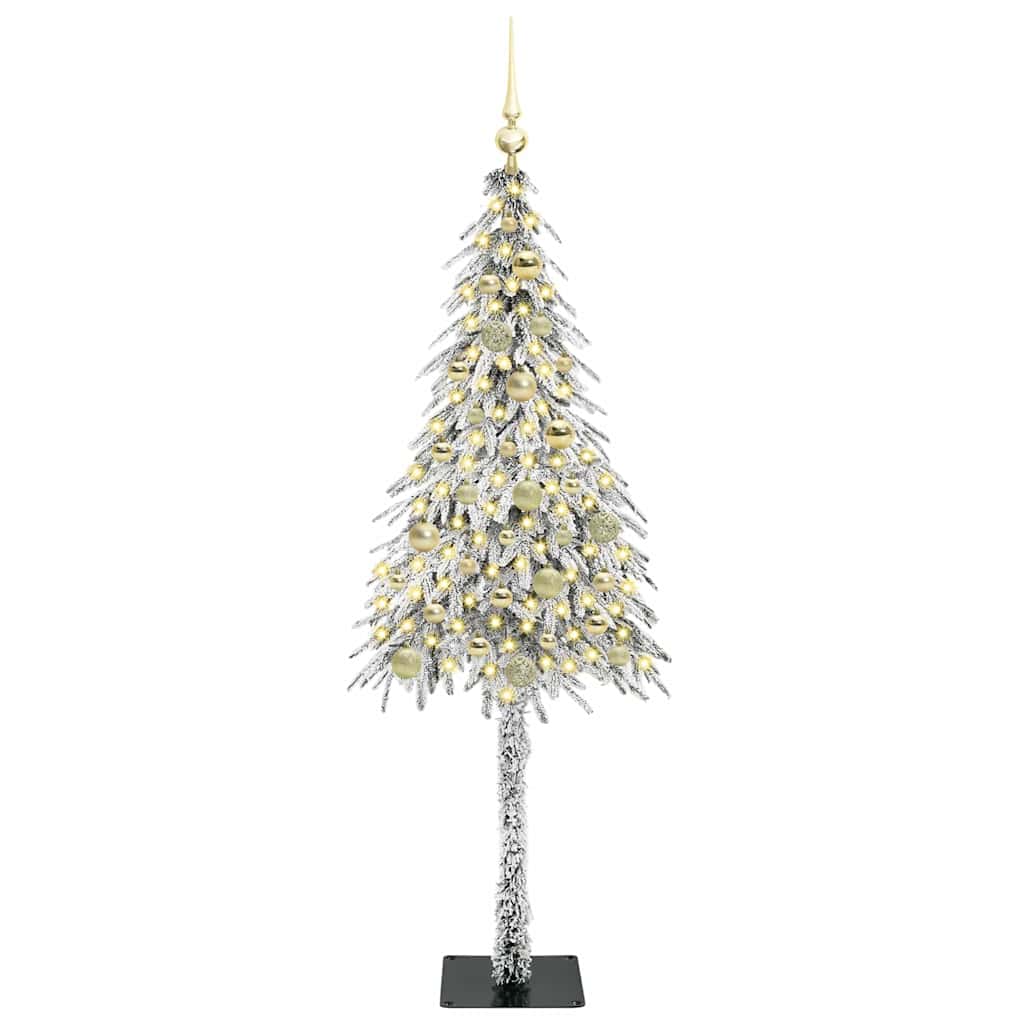 Kerstboom met 150 LED met standaard Wit 150 cm PE en staal