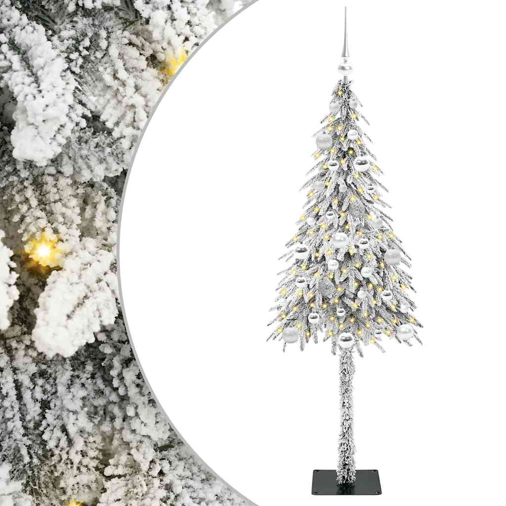 Kerstboom met 150 LED met standaard Wit 150 cm PE en staal
