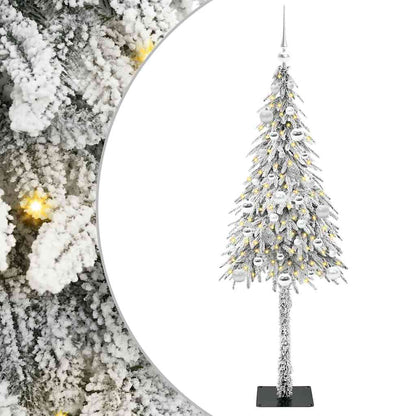 Kerstboom met 150 LED met standaard Wit 150 cm PE en staal