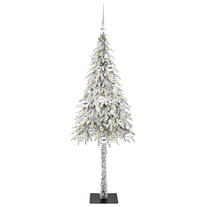Kerstboom met 150 LED met standaard Wit 150 cm PE en staal