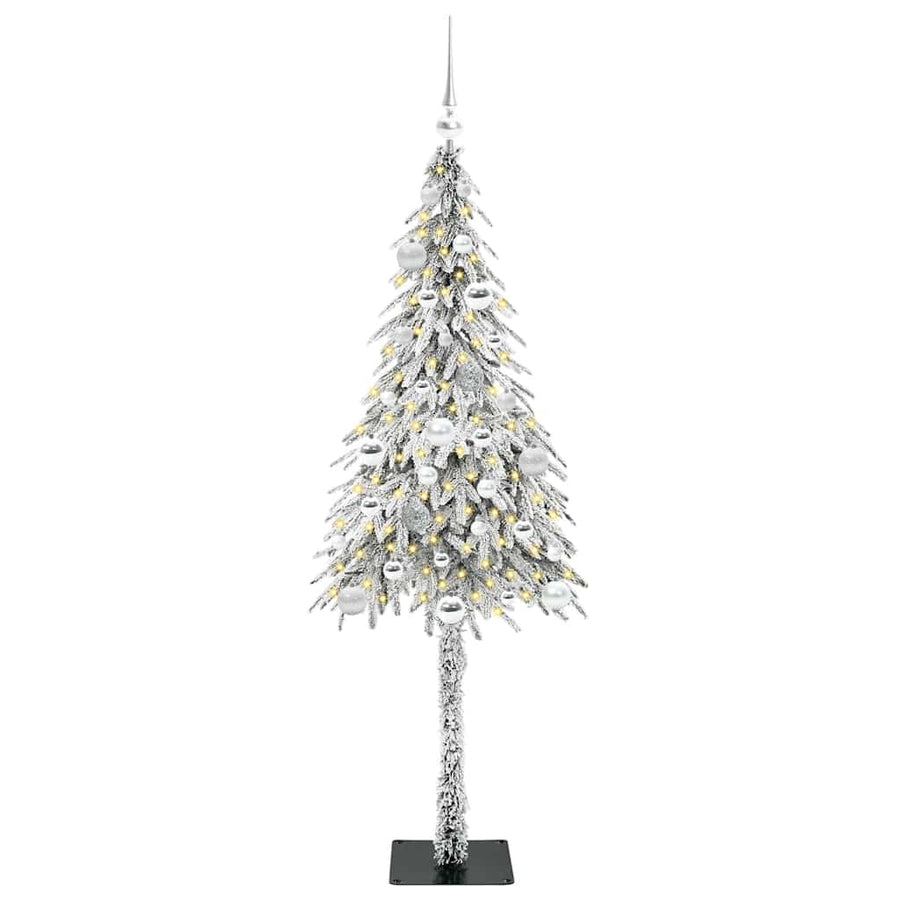 Kerstboom met 150 LED met standaard Wit 150 cm PE en staal