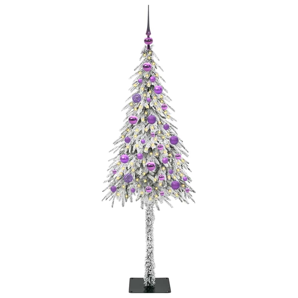 Kerstboom met 150 LED met standaard Wit 150 cm PE en staal