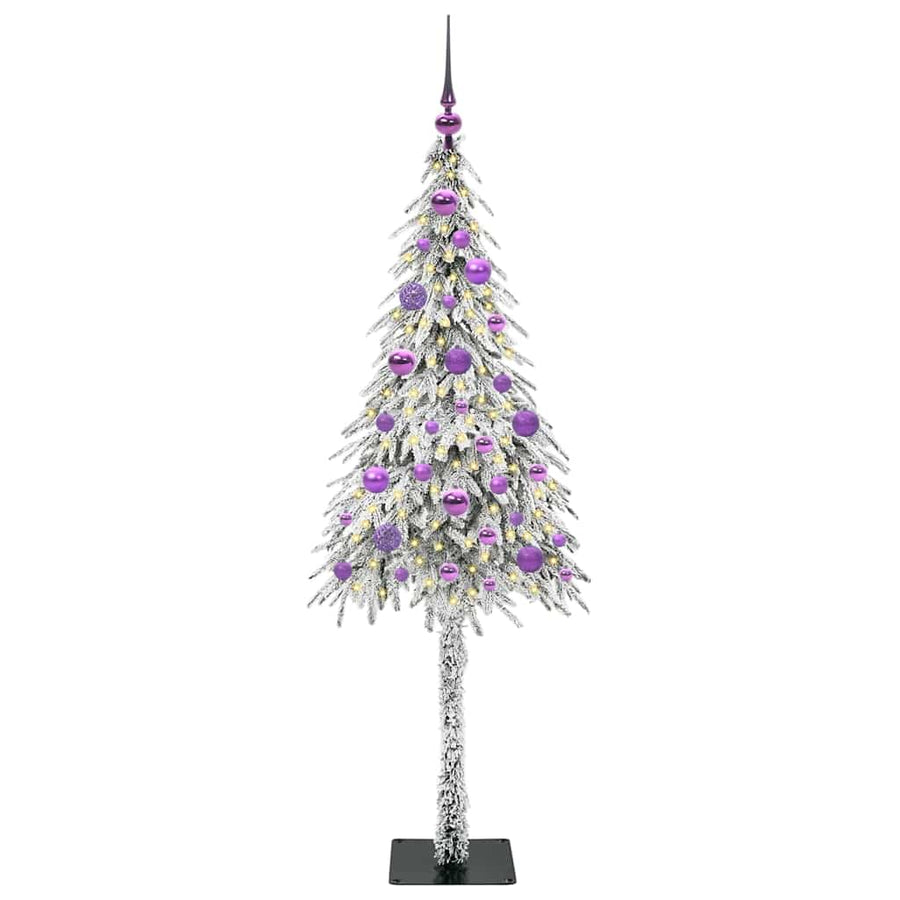 Kerstboom met 150 LED met standaard Wit 150 cm PE en staal