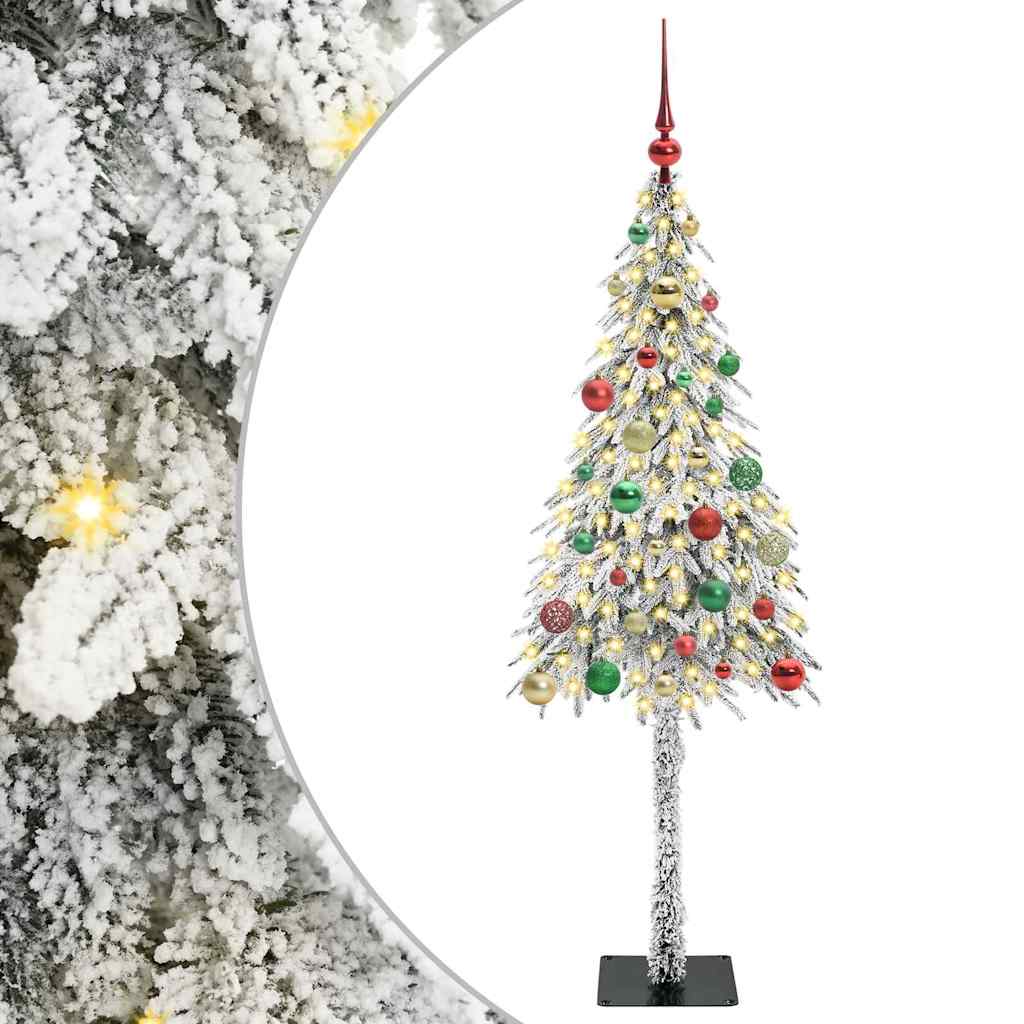 Kerstboom met 150 LED met standaard Wit 150 cm PE en staal