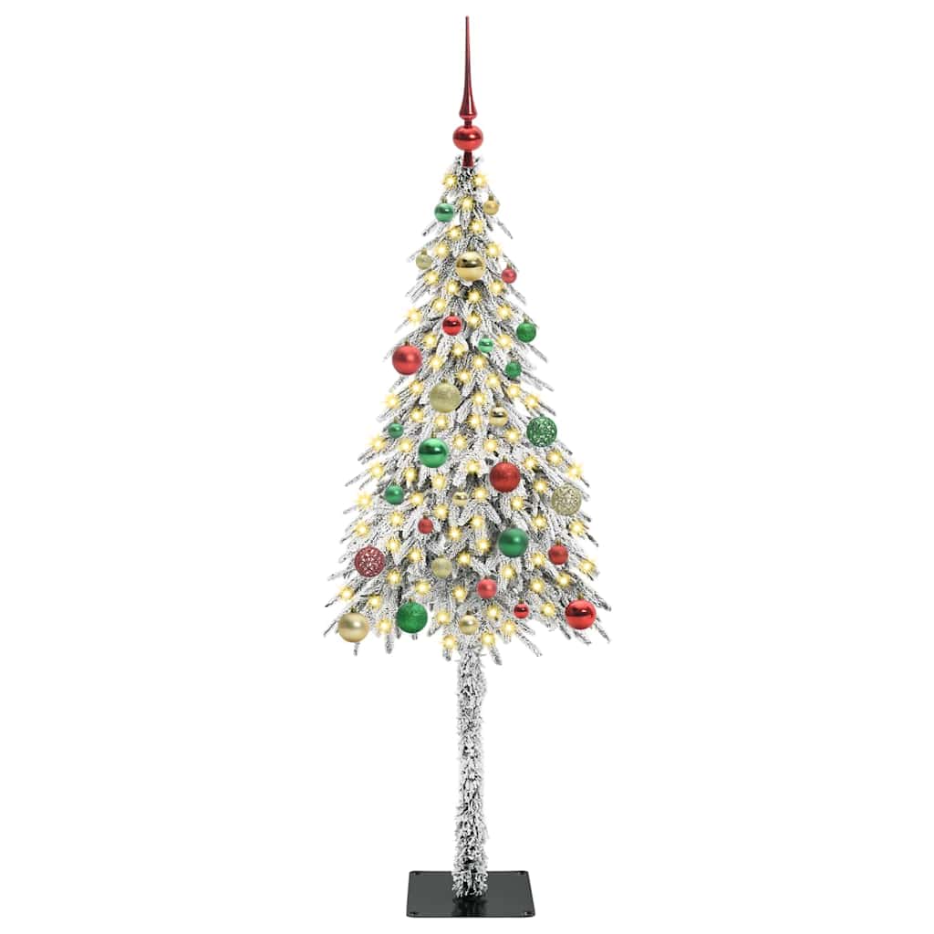 Kerstboom met 150 LED met standaard Wit 150 cm PE en staal