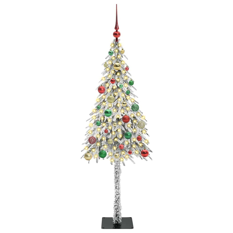 Kerstboom met 150 LED met standaard Wit 150 cm PE en staal