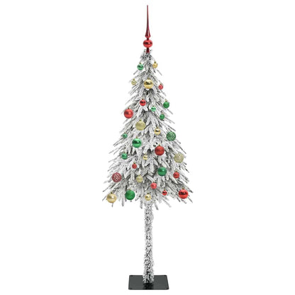Kerstboom met 150 LED met standaard Wit 150 cm PE en staal