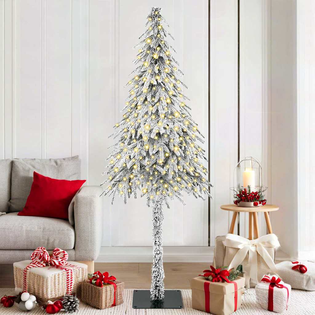 Kerstboom met 300 LED met standaard Wit 180 cm PE en staal