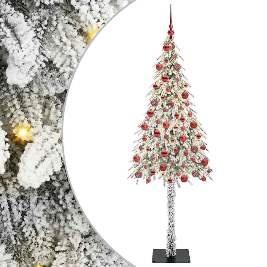 Kerstboom met 300 LED met standaard Wit 180 cm PE en staal
