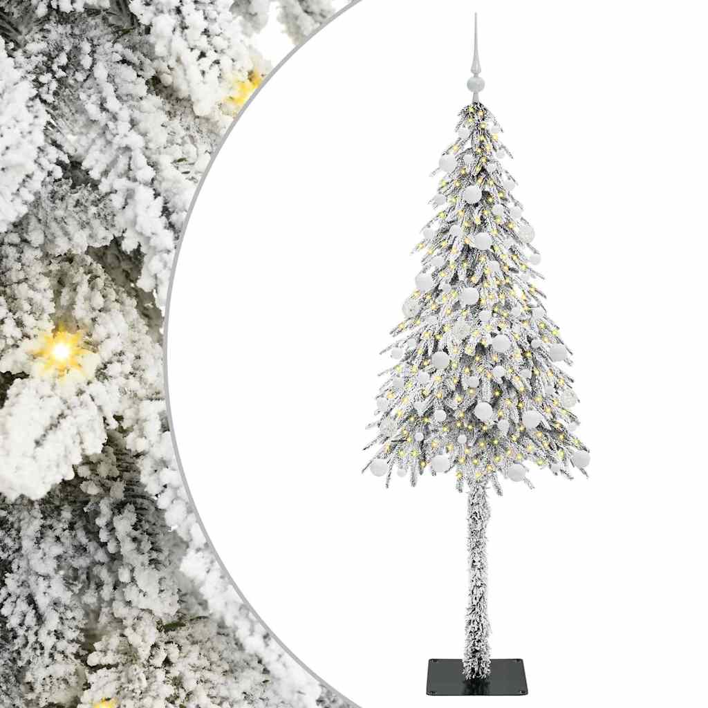 Kerstboom met 300 LED met standaard Wit 180 cm PE en staal