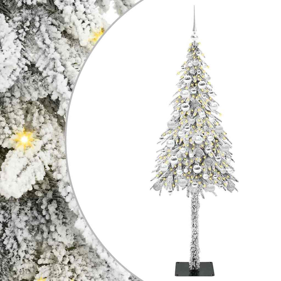 Kerstboom met 300 LED met standaard Wit 180 cm PE en staal