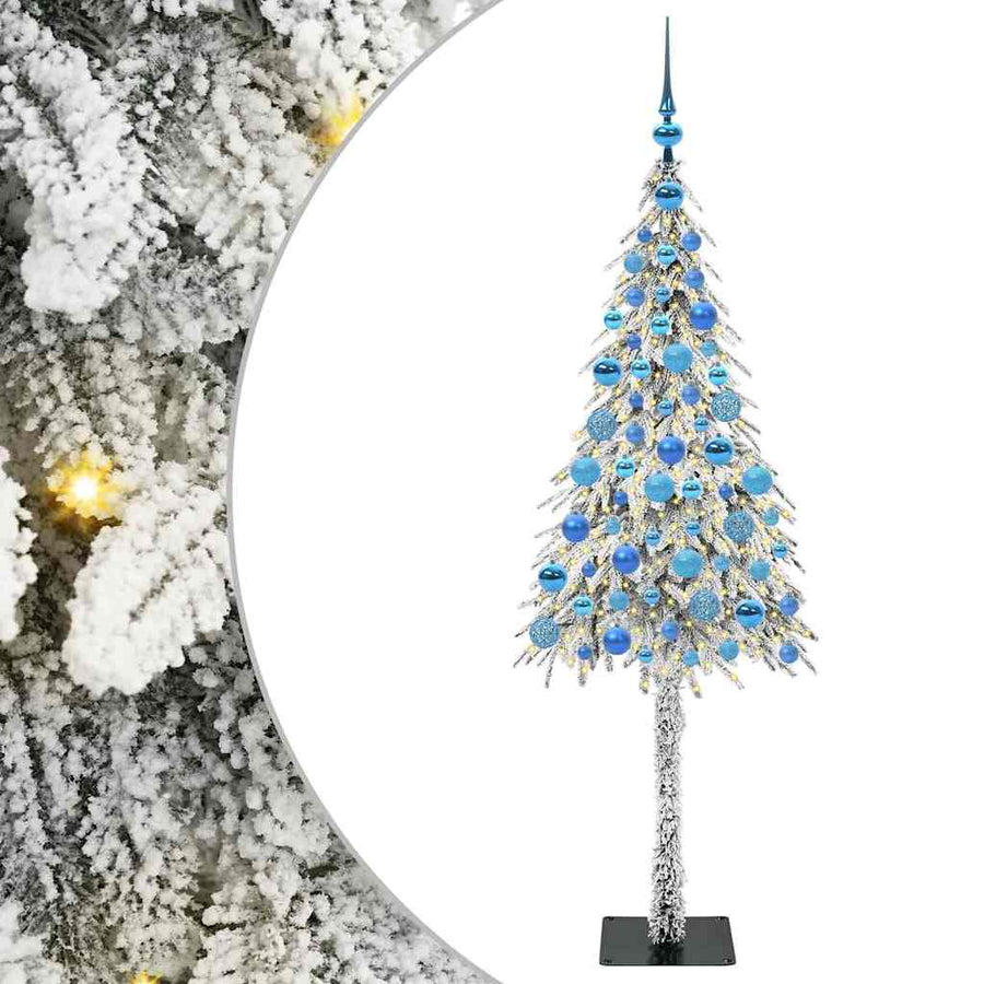 Kerstboom met 300 LED met standaard Wit 180 cm PE en staal
