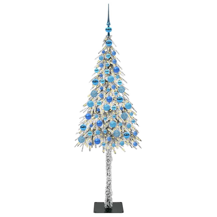 Kerstboom met 300 LED met standaard Wit 180 cm PE en staal