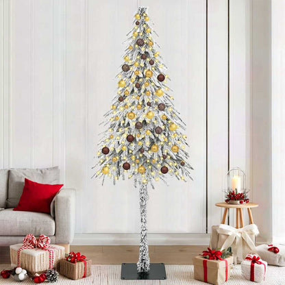 Kerstboom met 300 LED met standaard Wit 210 cm PE en staal