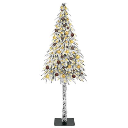 Kerstboom met 300 LED met standaard Wit 210 cm PE en staal