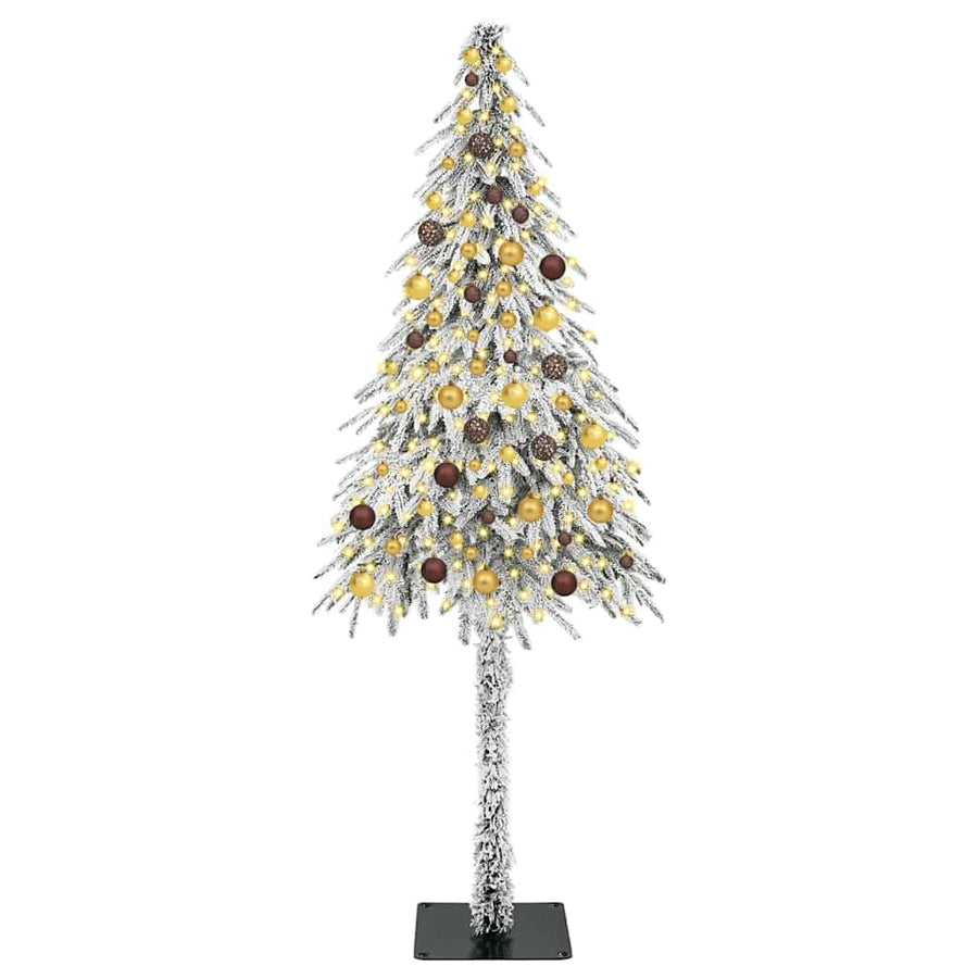 Kerstboom met 300 LED met standaard Wit 210 cm PE en staal