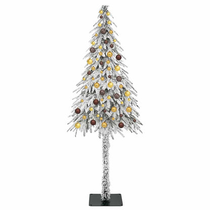 Kerstboom met 300 LED met standaard Wit 210 cm PE en staal
