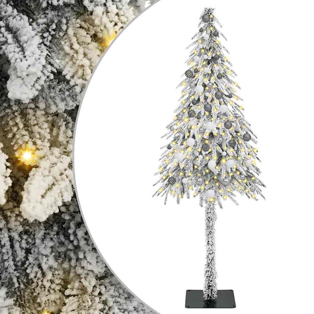 Kerstboom met 300 LED met standaard Wit 210 cm PE en staal