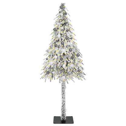 Kerstboom met 300 LED met standaard Wit 210 cm PE en staal