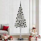 Kerstboom 210 cm met 300 LED wit PE staal